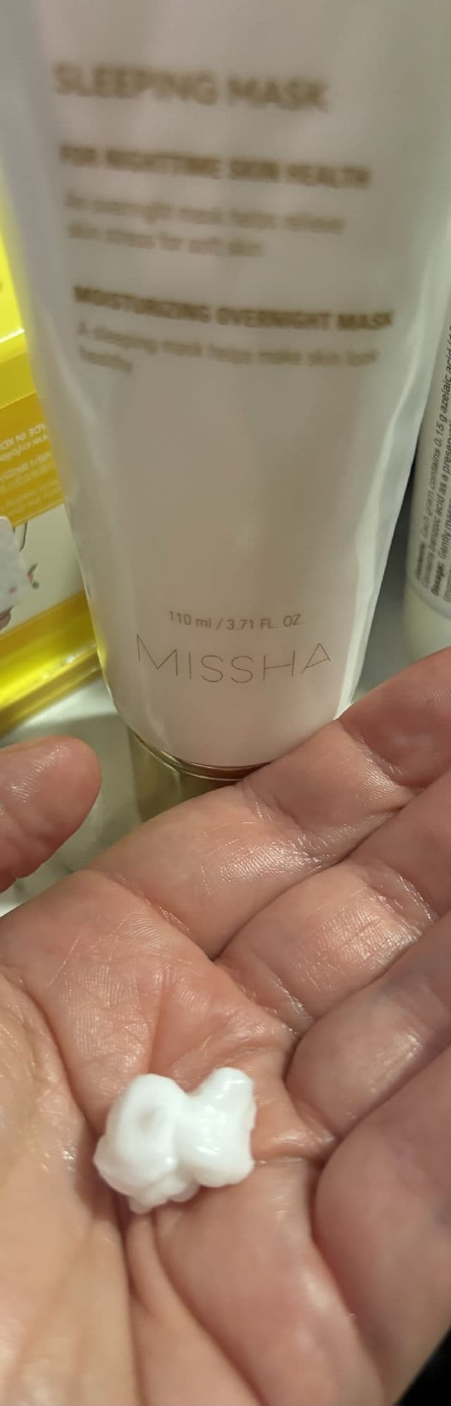 MISSHA Super Aqua Cell Renew Snail Sleeping Mask review photo by Janet Lovell