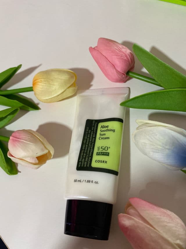 COSRX Aloe Soothing Sun Cream SPF50+ PA+++ review photo by Janejane2204