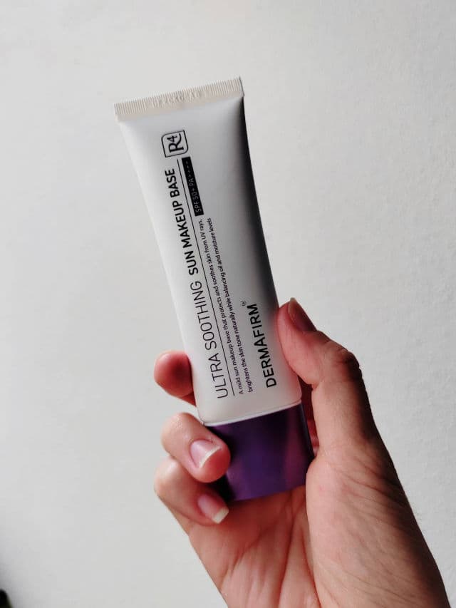 Dermafirm Ultra Soothing Sun Makeup Base R4 review photo by kaoriskincarejournal