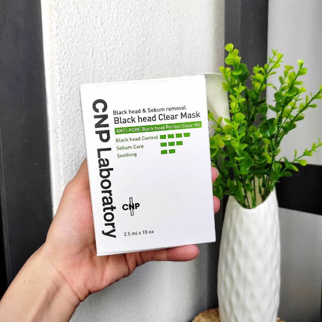 CNP Laboratory Anti-Pore Blackhead Clear Kit - Mask 2: Pore Tightening Mask review photo by kaoriskincarejournal