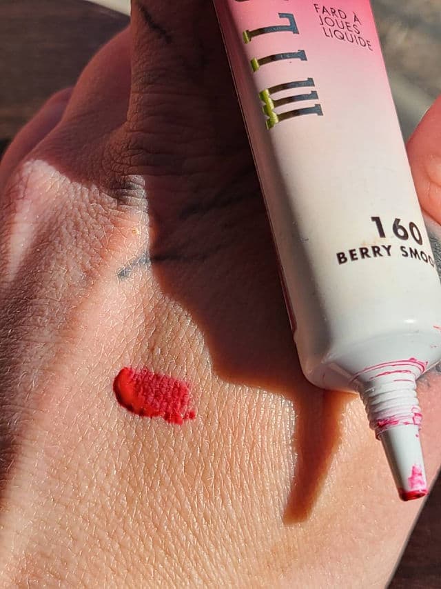 Milani Cosmetics Cheek Kiss Liquid Blush 130 Cheeky Coral review photo by AnnaSassin
