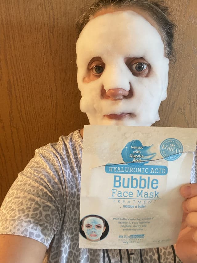 Bio Miracle Hyaluronic Acid Bubble Face Mask review photo by chasi