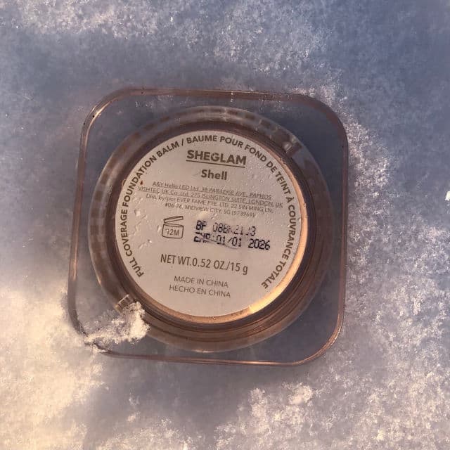 SHEGLAM Full Coverage Foundation Balm review photo by xanderka