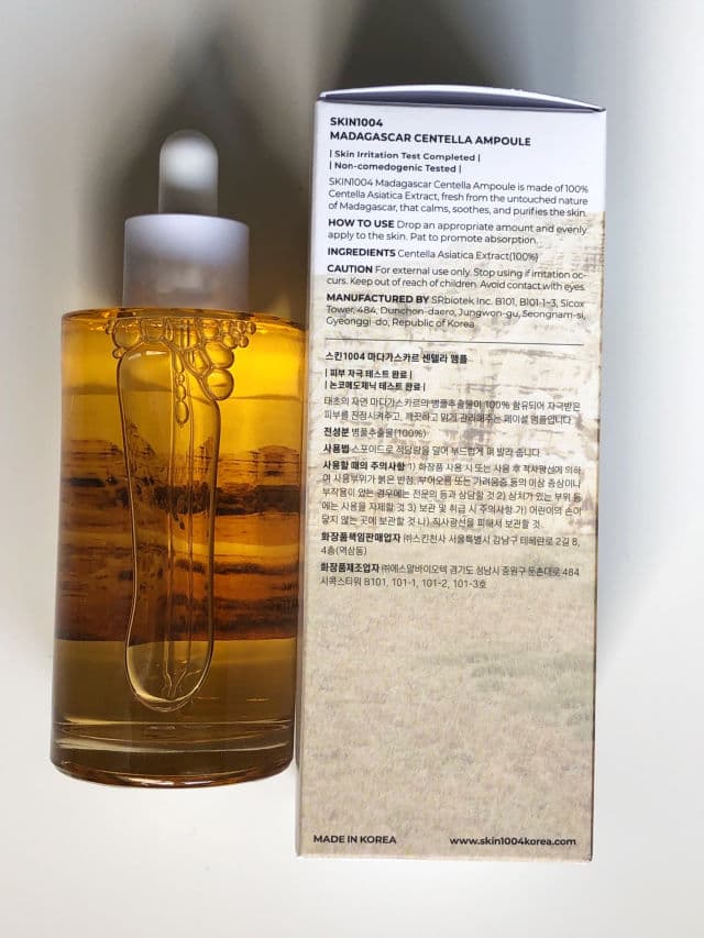 Madagascar Centella Ampoule product review