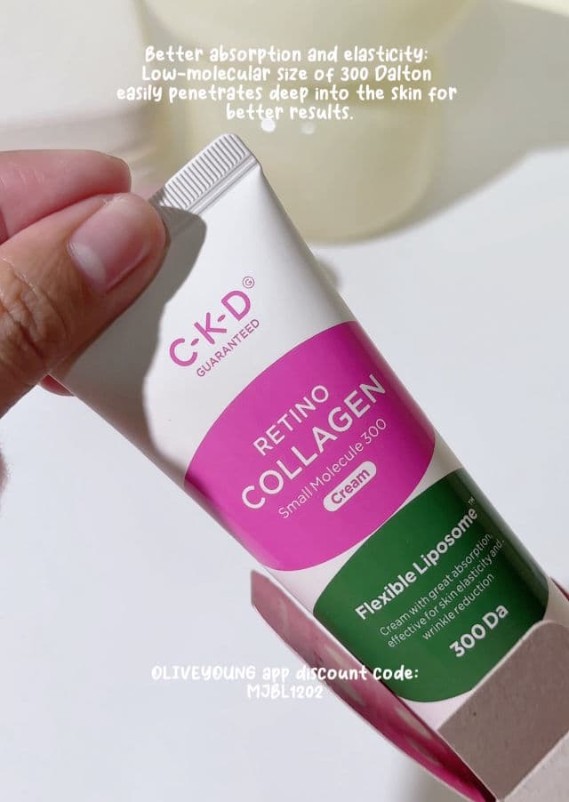 CKD Guaranteed Retino Collagen Small Molecule 300 Intensive Cream review photo by JHMBLRIA