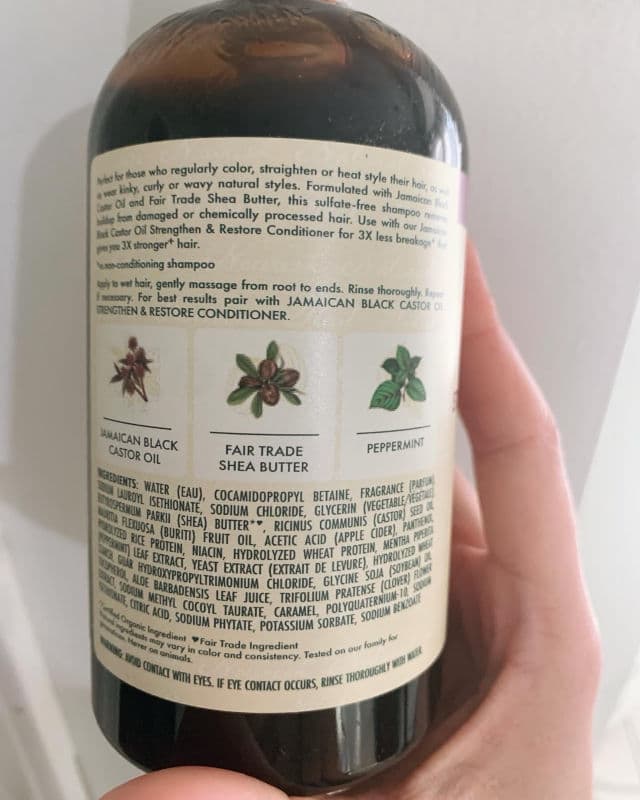SheaMoisture Jamaican Black Castor Oil Strengthen & Restore Shampoo review photo by AnjelicaBonya