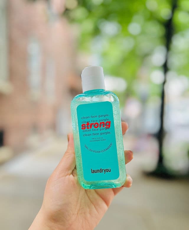 Laundryou Clean Face Gargle Gel-to-Foam Cleanser Strong review photo by bonanza