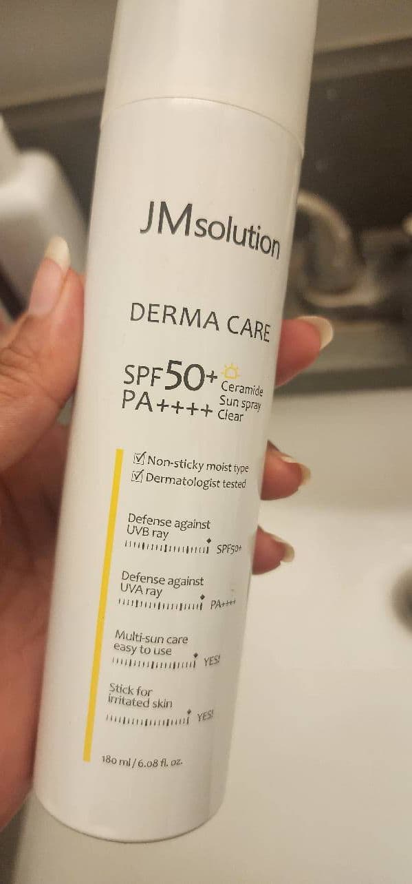 JMsolution Marine Luminous Pearl Sun Spray SPF50+ PA++++ review photo by HtetHtetK