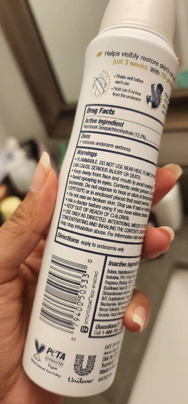 Dove Even Tone Antiperspirant Deodorant Restoring Powder review photo by HtetHtetK