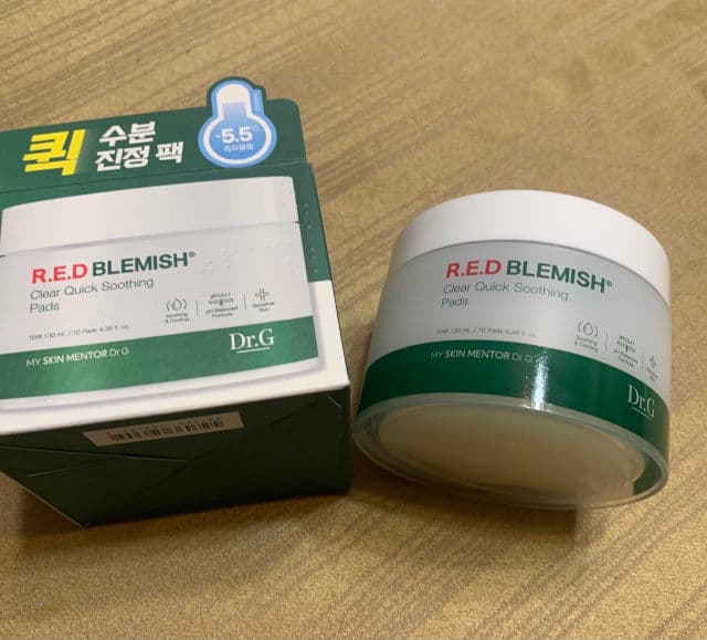 DR.G Red Blemish Clear Quick Soothing Pads review photo by SageB