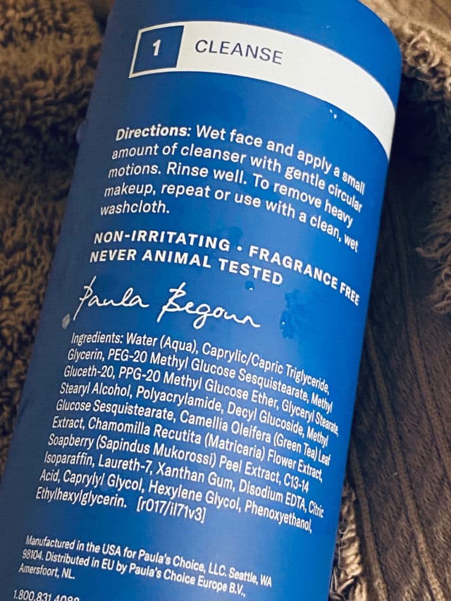Paula's Choice RESIST Optimal Results Hydrating Cleanser review photo by brownbettybella