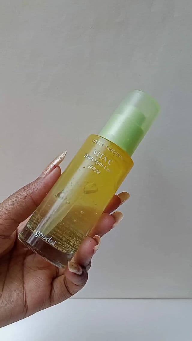 GOODAL Green Tangerine Vitamin C Cream Intense review photo by tanii