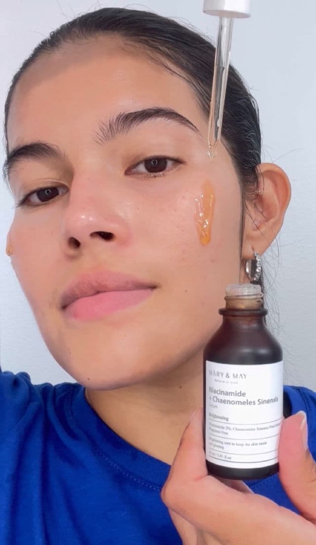 Mary&May Niacinamide + Chaenomeles Sinensis Serum review photo by CindyCuidaTuPiel