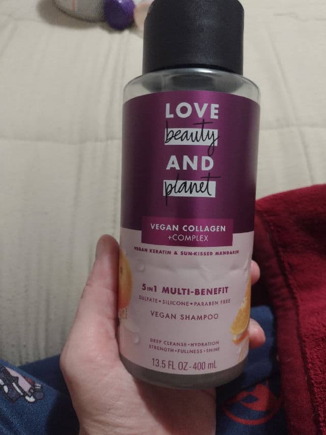 Love Beauty and Planet Vegan Keratin & Sun-Kissed Mandarin Shampoo review photo by Bangbangninergang