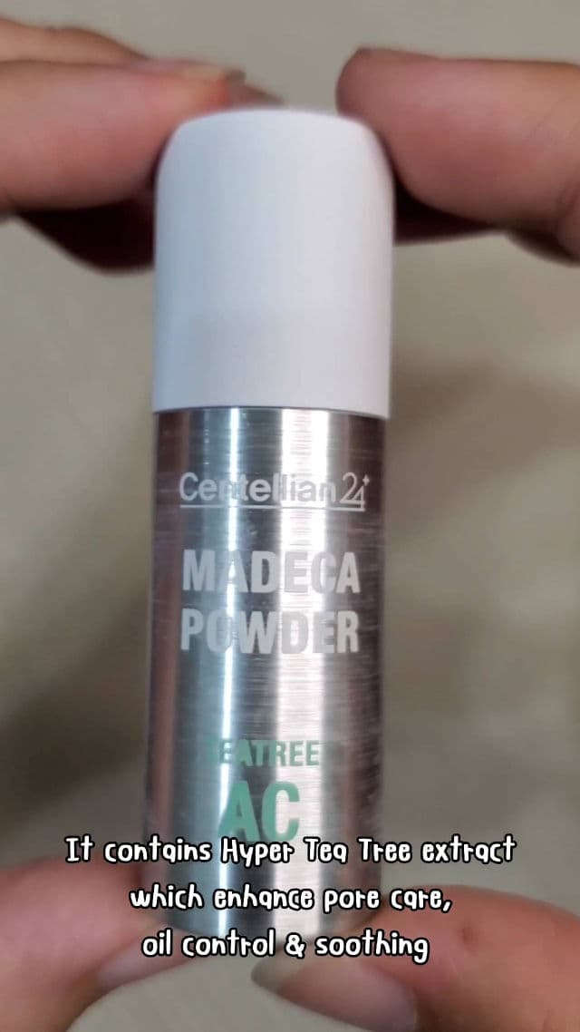 Centellian24 Madeca Powder Tea Tree AC review photo by melyssaruda