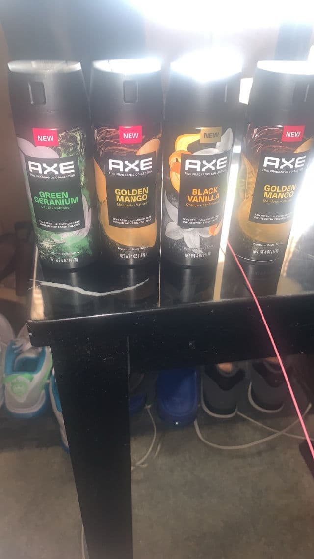 AXE Green Geranium Premium Deodorant Body Spray review photo by kshey34