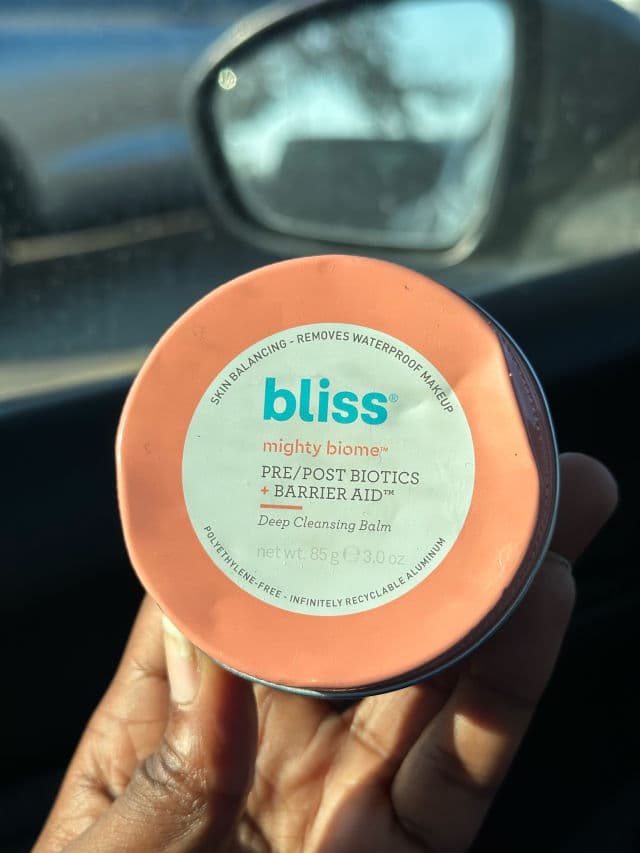 Bliss Mighty Biome Pre/Post Biotics + Barrier Aid™ Cleansing Balm review photo by SlimGoofy