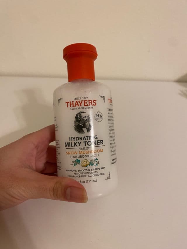 Thayers Milky Hydrating Face Toner with Snow Mushroom & Hyaluronic Acid review photo by madeleinekim