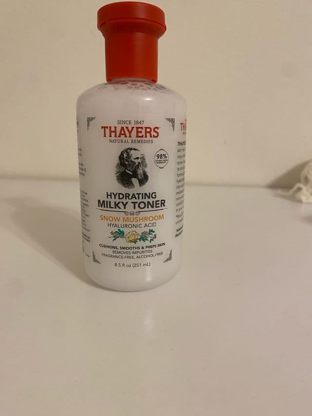 Thayers Milky Hydrating Face Toner with Snow Mushroom & Hyaluronic Acid review photo by madeleinekim