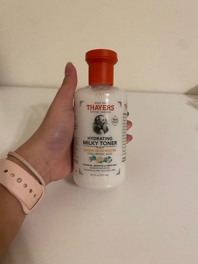 Thayers Milky Hydrating Face Toner with Snow Mushroom & Hyaluronic Acid review photo by madeleinekim