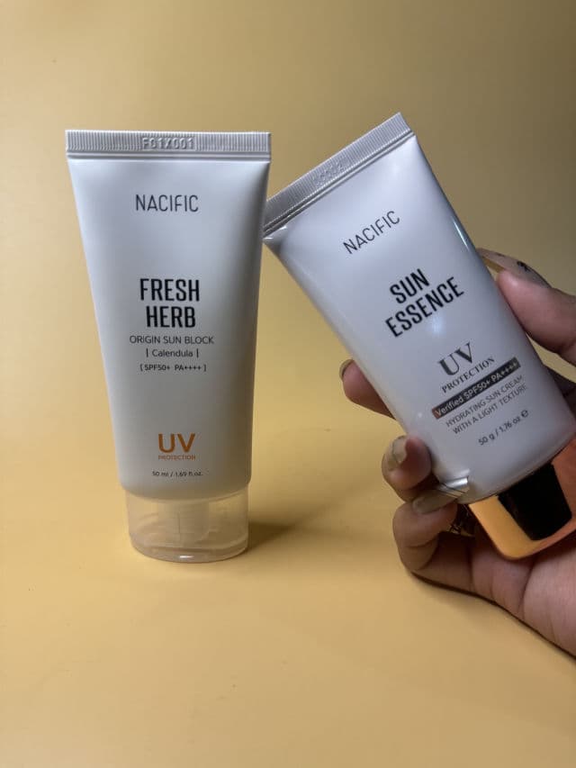 Nacific Fresh Herb Origin Sunblock Calendula SPF50+ PA++++  review photo by elizacrnl