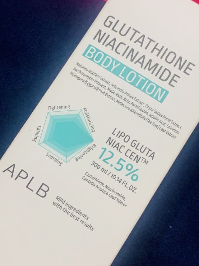 APLB Glutathione Niacinamide Body Lotion review photo by Classyandaffordable