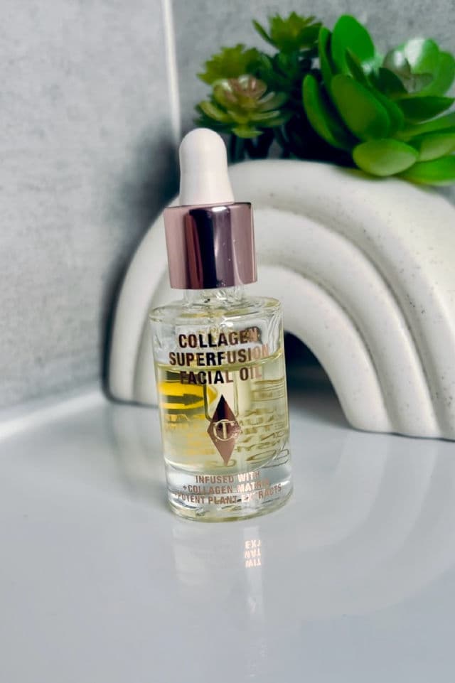 Charlotte Tilbury Collagen Superfusion Facial Oil review photo by kateislovinglife