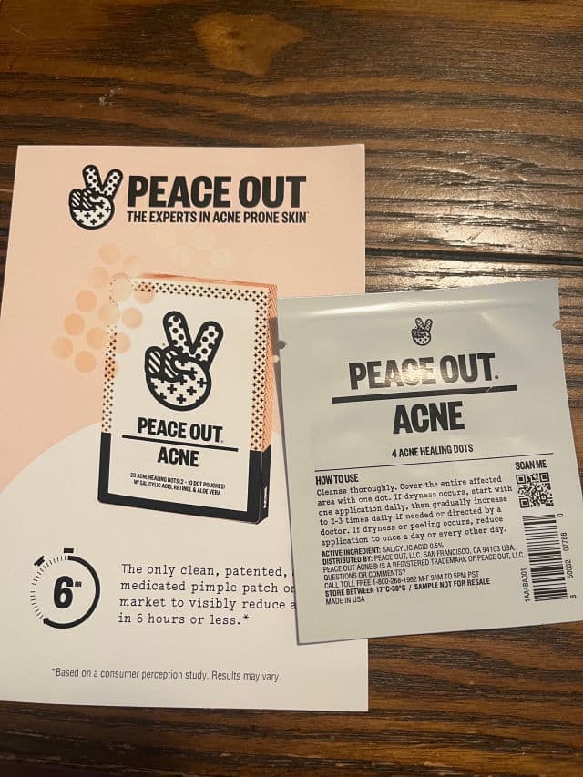 Peace Out Acne Dots review photo by katie1307