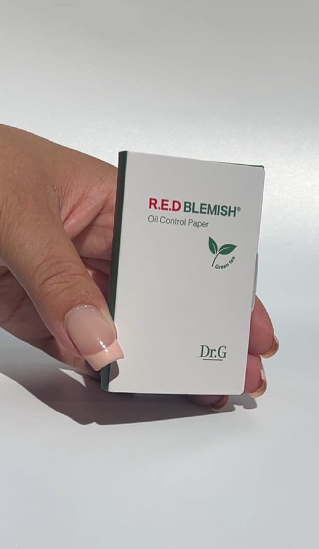 DR.G R.E.D Blemish Oil Control Paper review photo by CarewithCarey