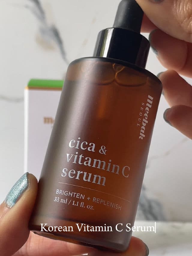 Meebak Cica & Vitamin C Serum review photo by Skinmekay