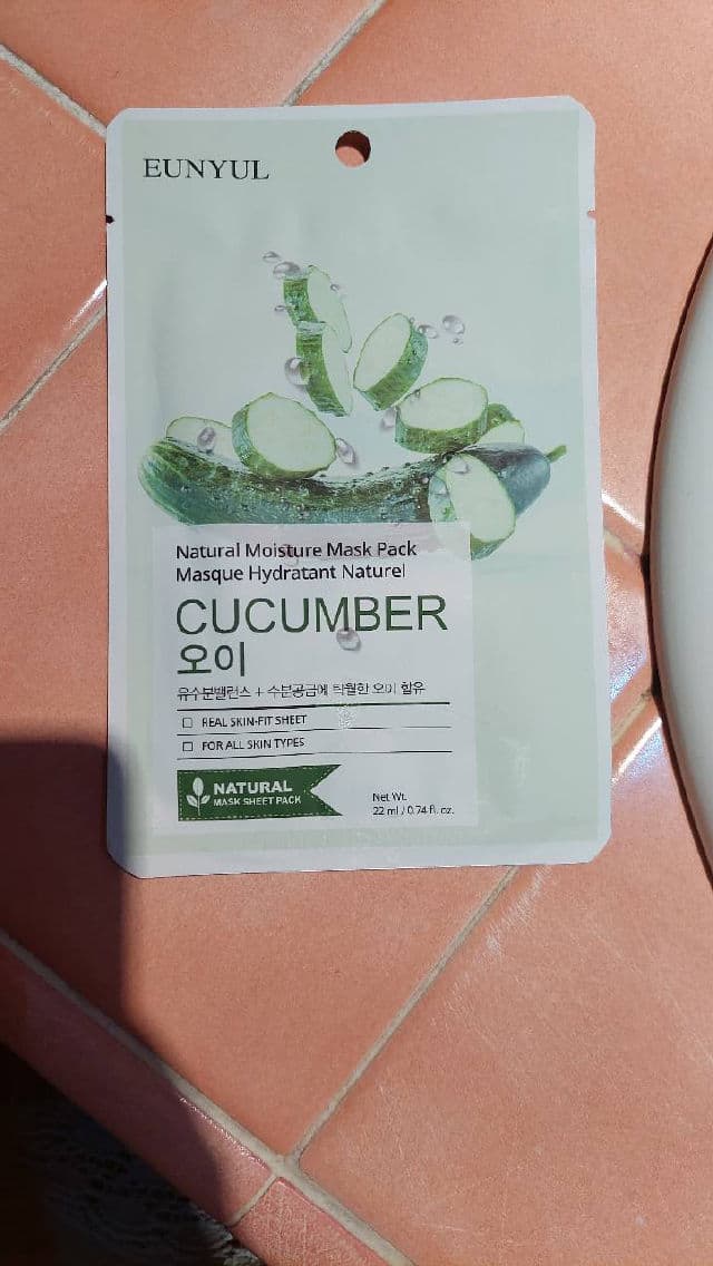 EUNYUL Natural Moisture Mask Pack - Cucumber review photo by alce01