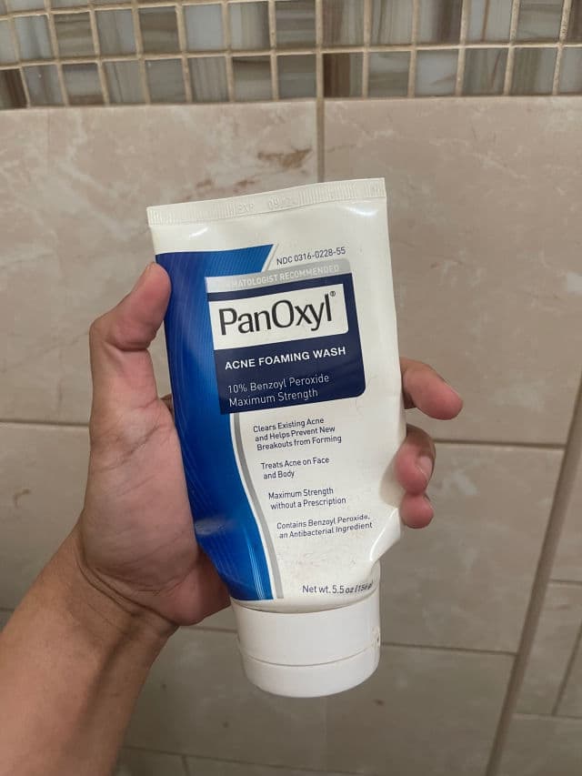 PanOxyl Benzoyl Peroxide 10% Acne Foaming Face Wash review photo by tkabir