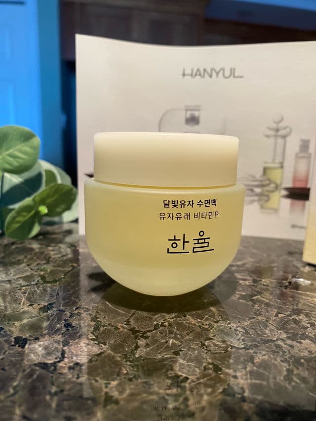Hanyul Yuja Vitamin Sleeping Mask review photo by skincareinsider