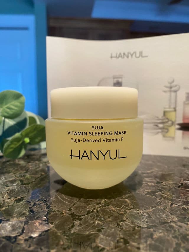 Hanyul Yuja Vitamin Sleeping Mask review photo by skincareinsider