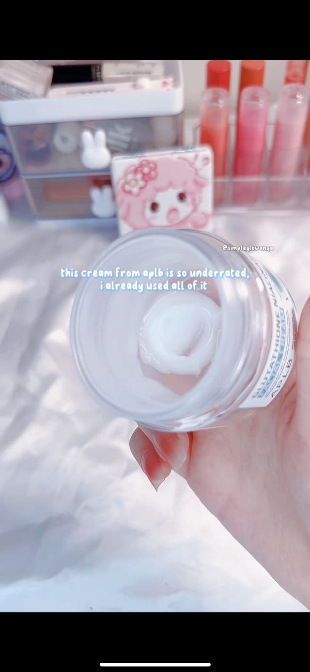 APLB Glutathione Niacinamide Facial Cream review photo by simpleglowanya