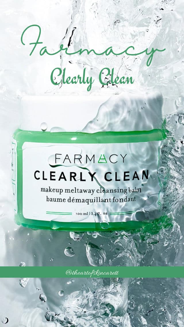 Farmacy Clearly Clean Cleansing Balm review photo by theartofskincarett