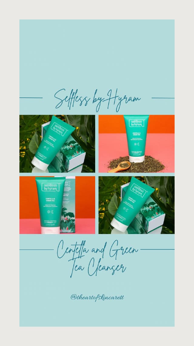 Selfless by Hyram Centella & Green Tea Hydrating Gel Cleanser review photo by theartofskincarett
