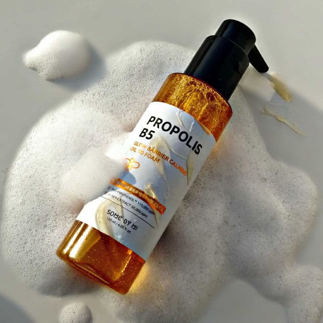 Some By Mi Propolis B5 Glow Barrier Calming Oil to Foam review photo by skindeepkumar