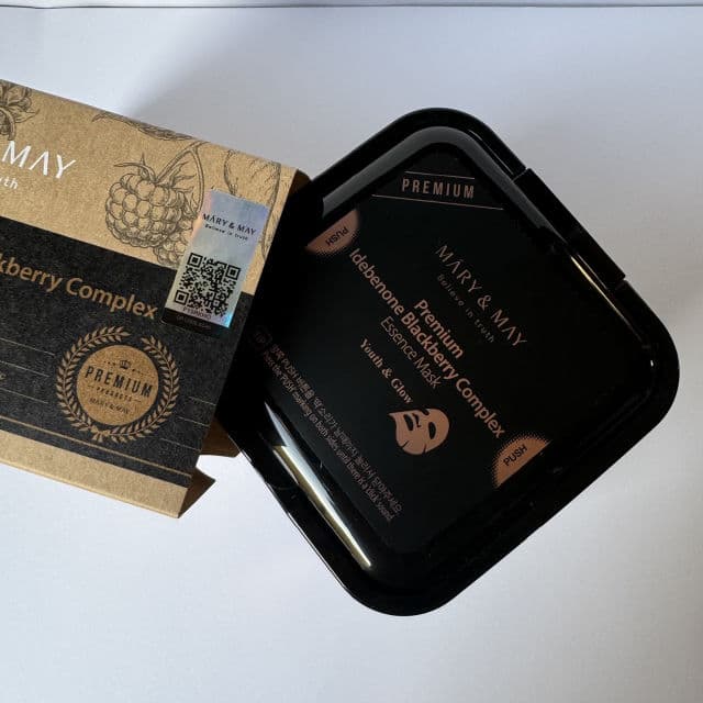Mary&May Premium Idebenone Blackberry Complex Essence Mask review photo by birdbrainbeauty 