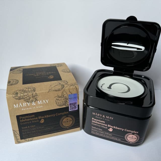 Mary&May Premium Idebenone Blackberry Complex Essence Mask review photo by birdbrainbeauty 