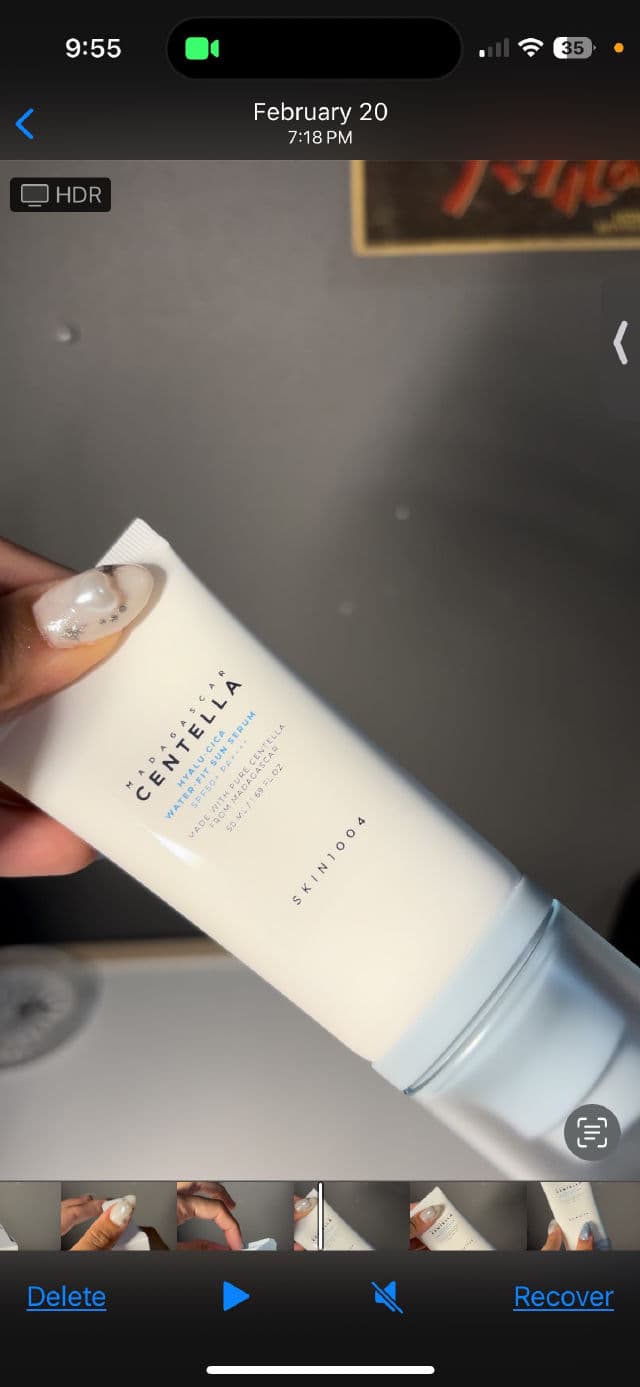 SKIN1004 Madagascar Centella Hyalu-Cica Water-Fit Sun Serum SPF50+ PA++++ review photo by aalii