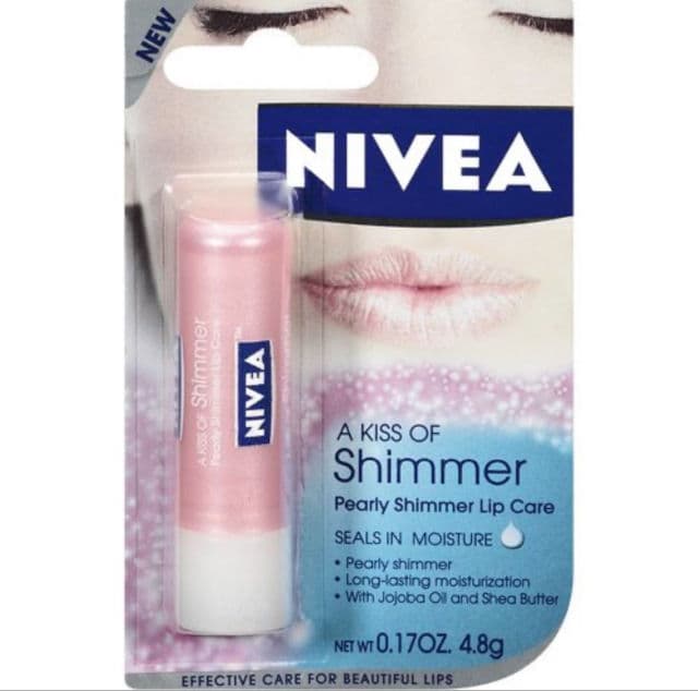 Nivea Pearly Shine Caring Lip Balm Stick review photo by beautysamplelove