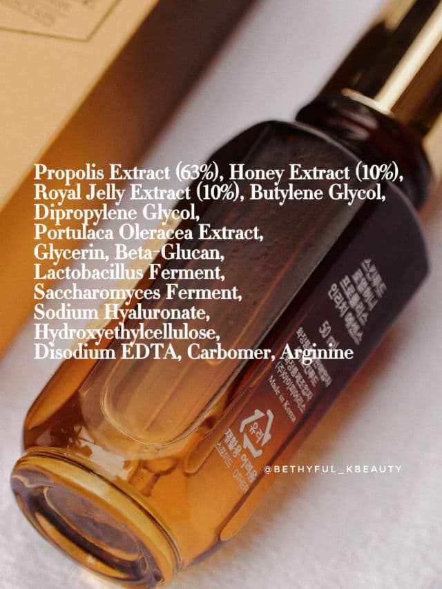 SKINFOOD Royal Honey Propolis Enrich Essence review photo by htebbethhteb