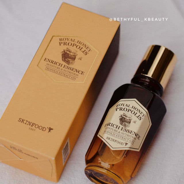 SKINFOOD Royal Honey Propolis Enrich Essence review photo by htebbethhteb