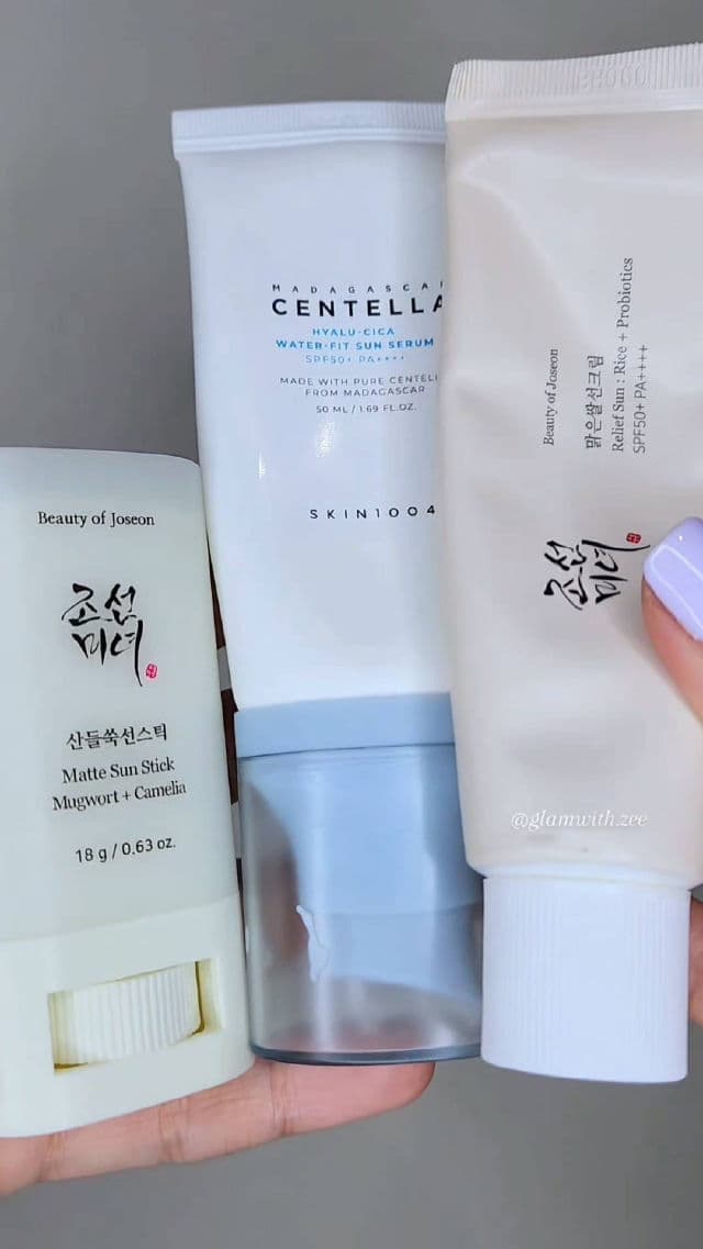 SKIN1004 Madagascar Centella Hyalu-Cica Water-Fit Sun Serum SPF50+ PA++++ review photo by glamwithzee