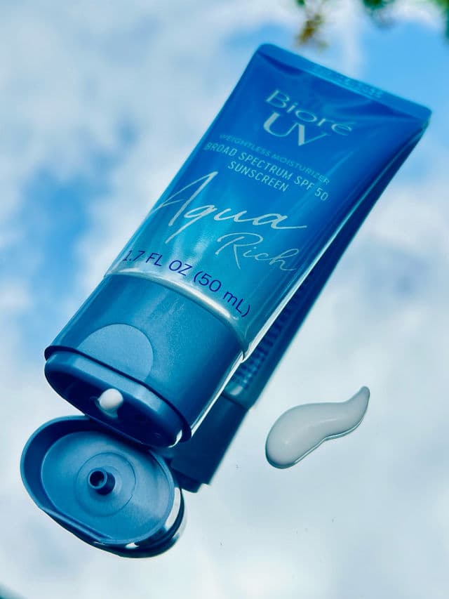 Biore UV Aqua Rich Weightless Moisturizer Broad Spectrum SPF50 Sunscreen review photo by Marilynp38