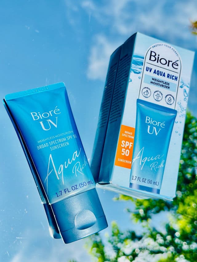 Biore UV Aqua Rich Weightless Moisturizer Broad Spectrum SPF50 Sunscreen review photo by Marilynp38