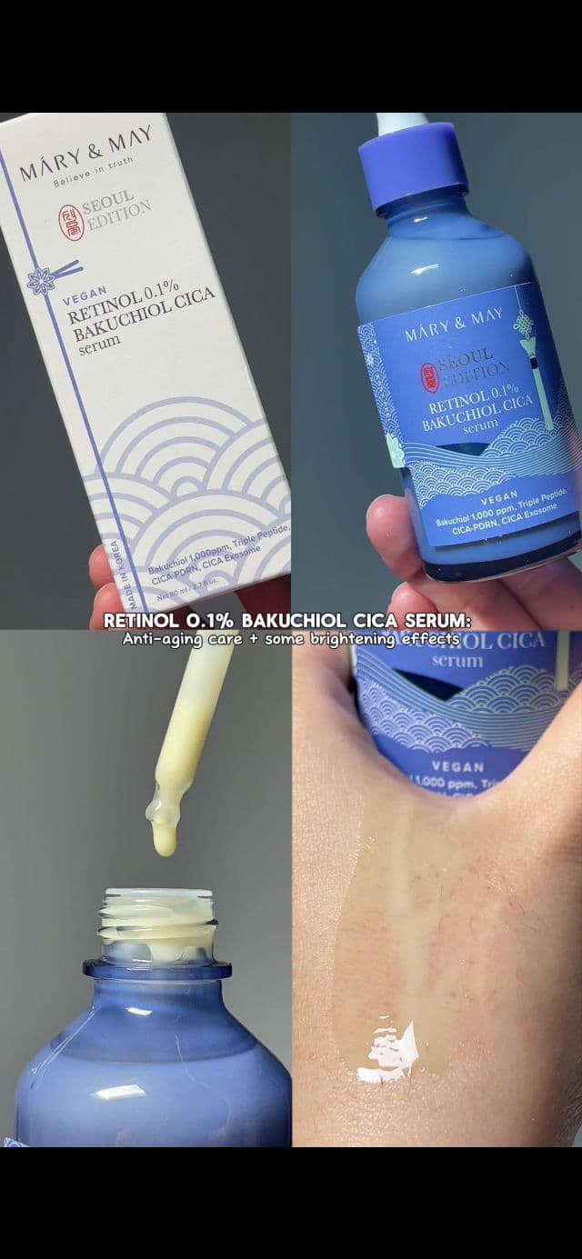 Mary&May Retinol 0.1% Bakuchiol Cica Serum review photo by AnnaCare