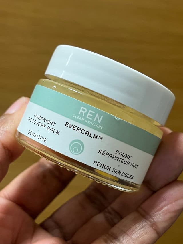 REN Clean Skincare Evercalm Overnight Recovery Balm review photo by ashleyrebranding
