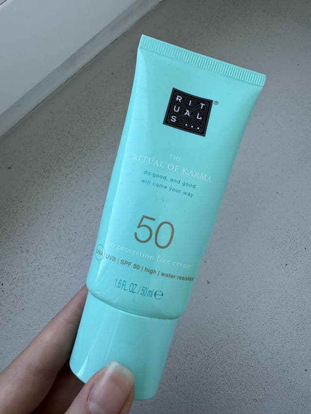 Rituals The Ritual of Karma Sun Protection Face Cream 50 review photo by MyBeautyNote